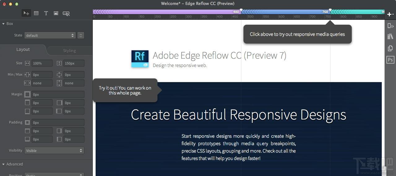 Edge Reflow CC下载,Edge Reflow CC开发工具,Edge Reflow,adobe
