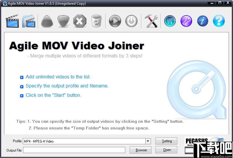 Agile MOV Video Joiner下载,视频合并